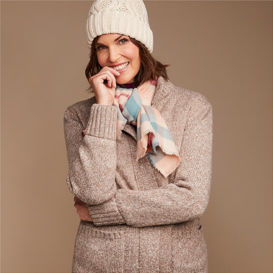 Get cosy with the fleece lined collection